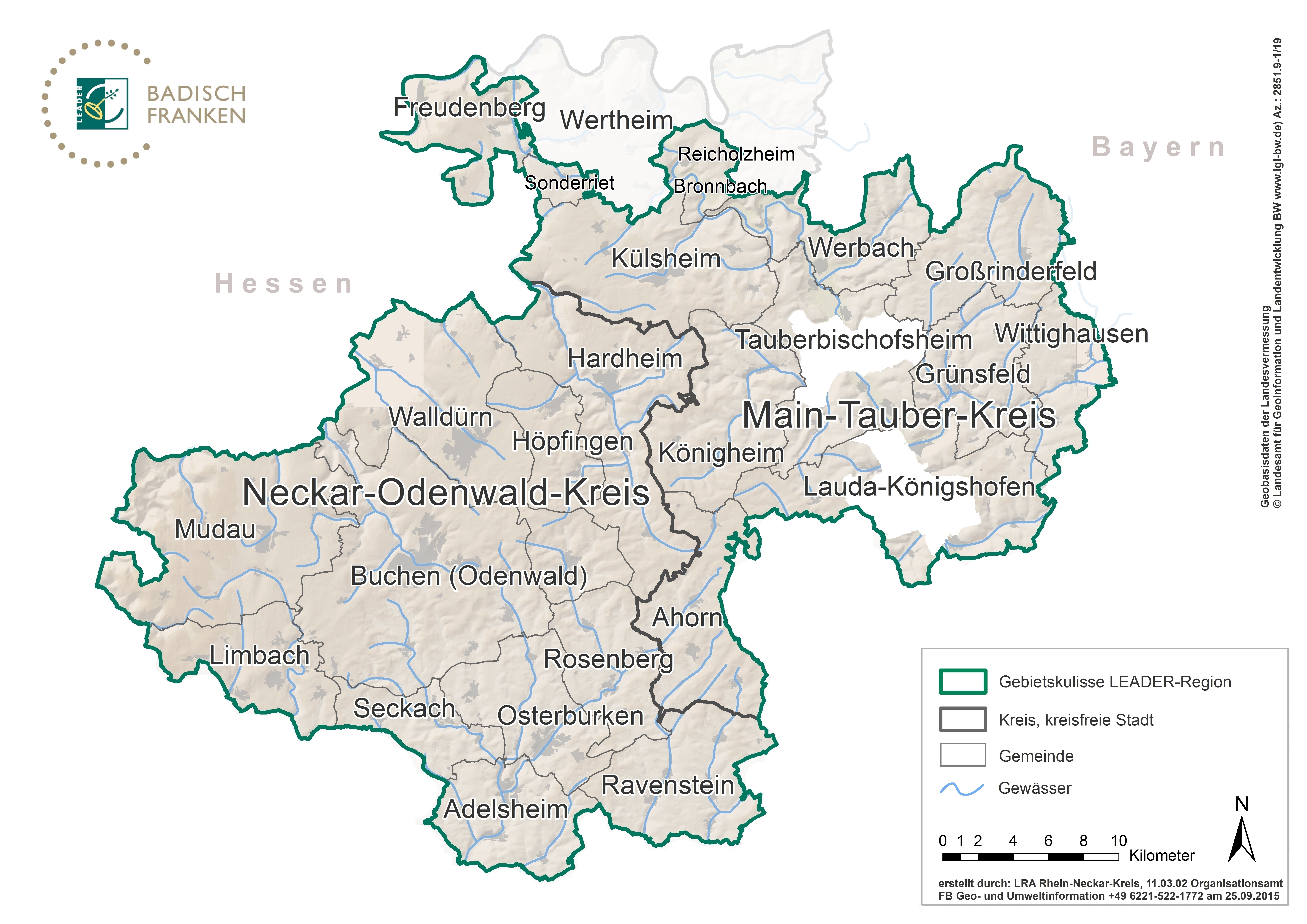 Gebietskulisse Badisch Franken