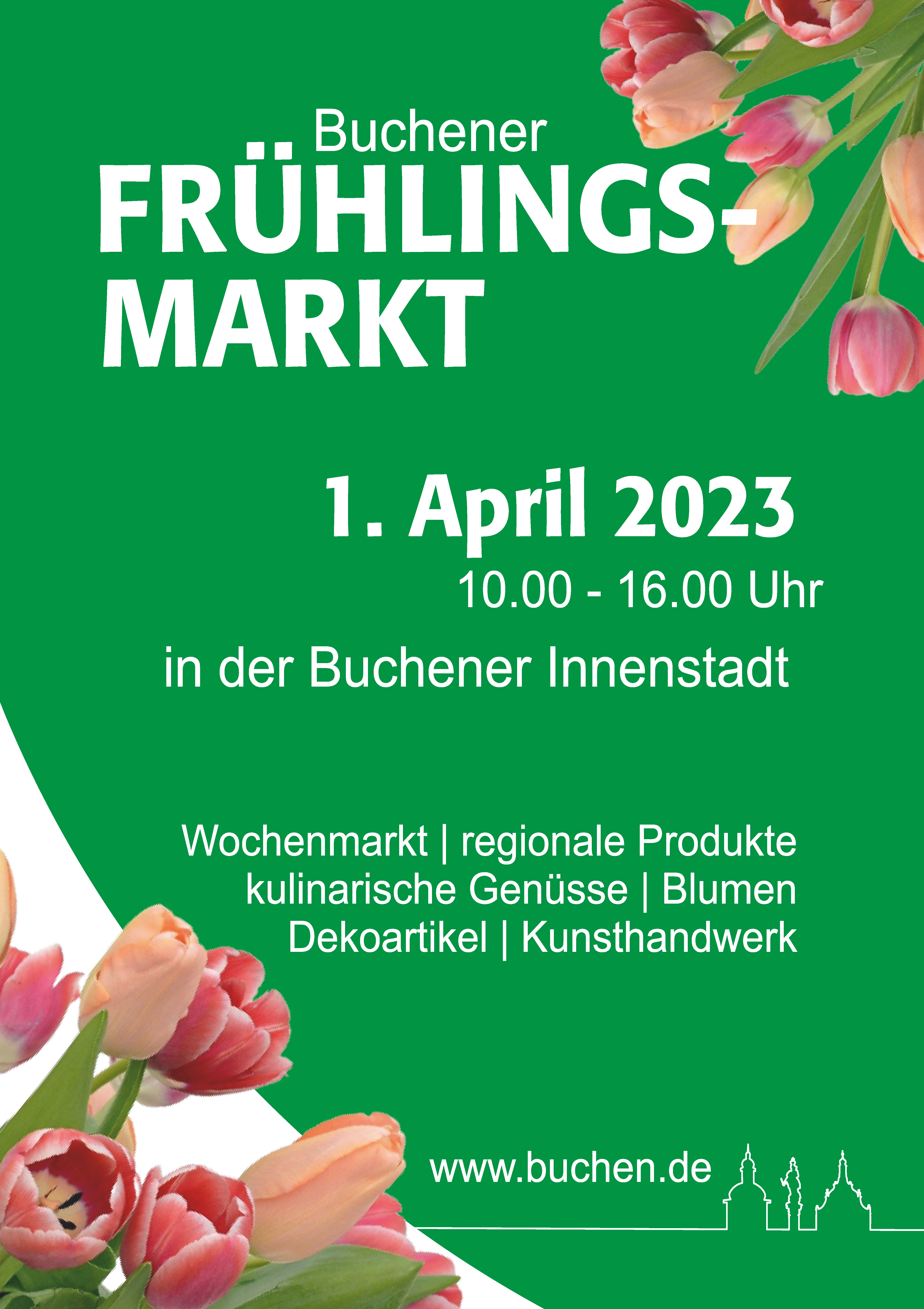 Plakat Frühlingsmarkt 2023