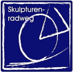 Markierungszeichen des Skulpturenradwegs