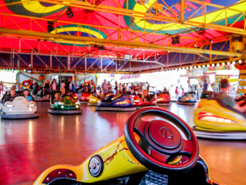 Autoscooter auf dem Buchener Schützenmarkt