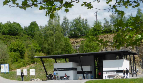 Besucherzentrum der Tropfsteinhöhle Eberstadt