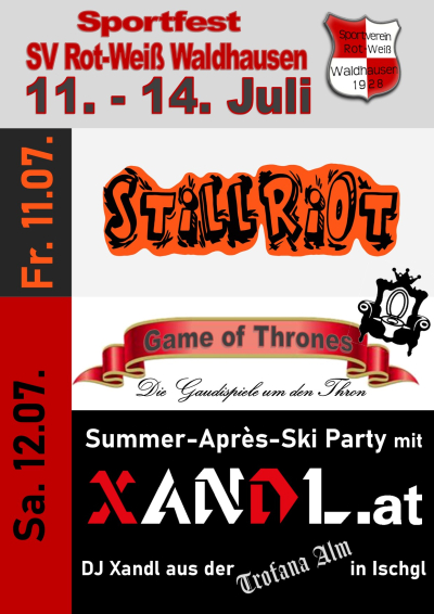 Sportfest des SV Rot-Weiß Waldhausen