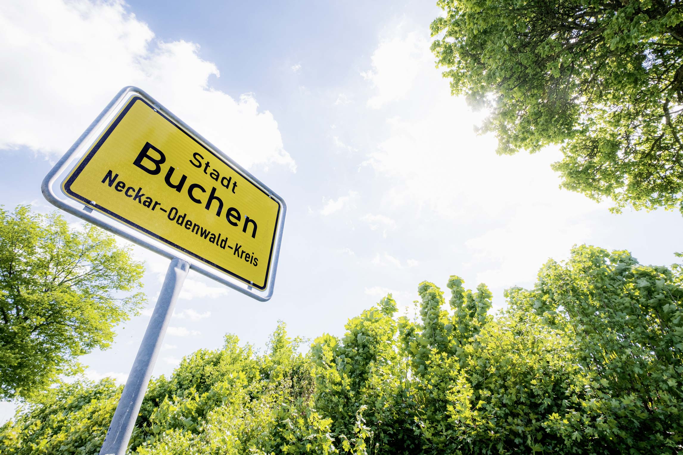 Ortsschild Buchen