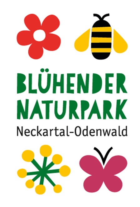 Plakat des blühenden Naturparks Neckartal-Odenwald