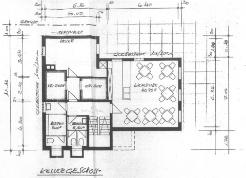 Grundriss Kellergeschoss