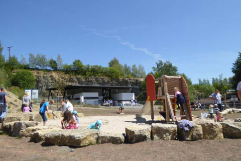 Spielplatz vor dem Besucherzentrum