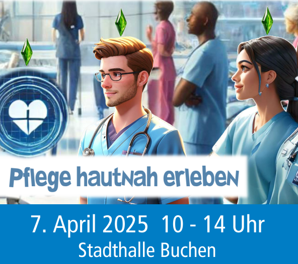 Plakat Pflege Jobmesse
