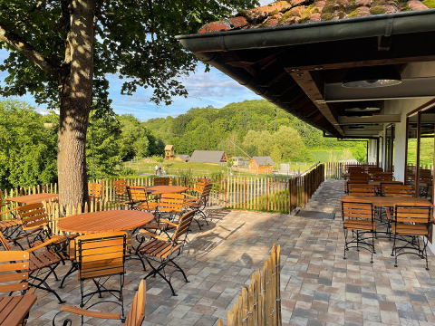 Cafe Auszeit Eberstadt Außenbereich 