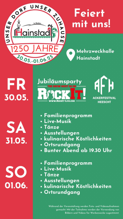 1250 Jahre Hainstadt