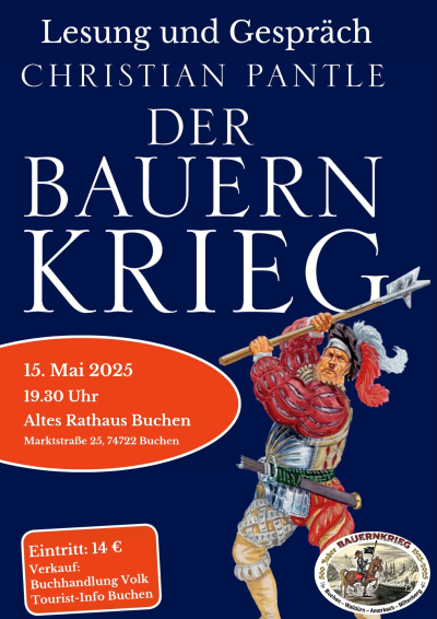 500 Jahre Bauernkrieg - Lesung und Gespräch mit Dr. Christian Pantle