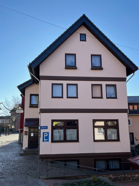 Hausfassade des ehemaligen China Restaurants in Buchen 