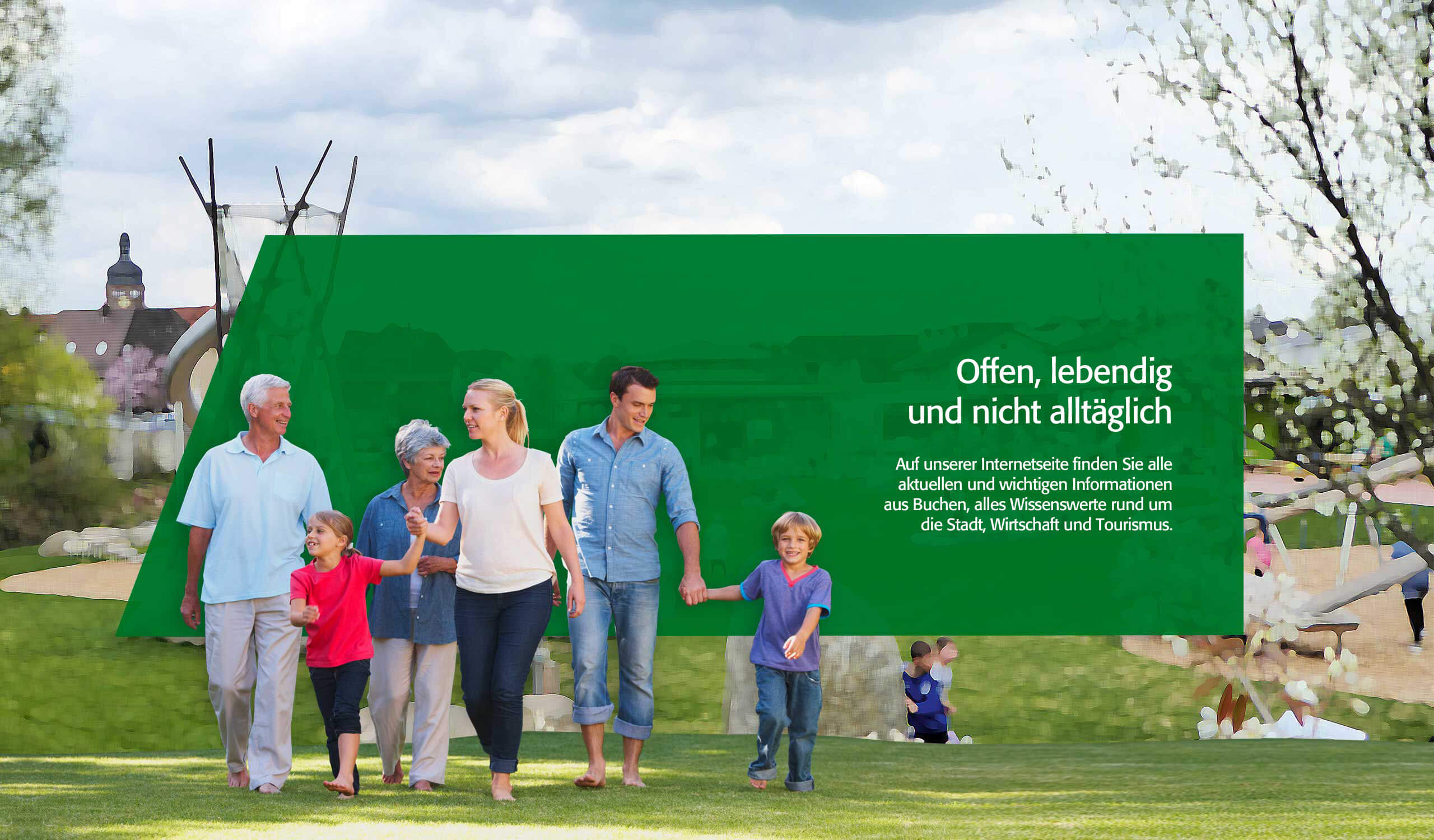 Offen und lendig. Erleben Sie die Stadt Buchen.