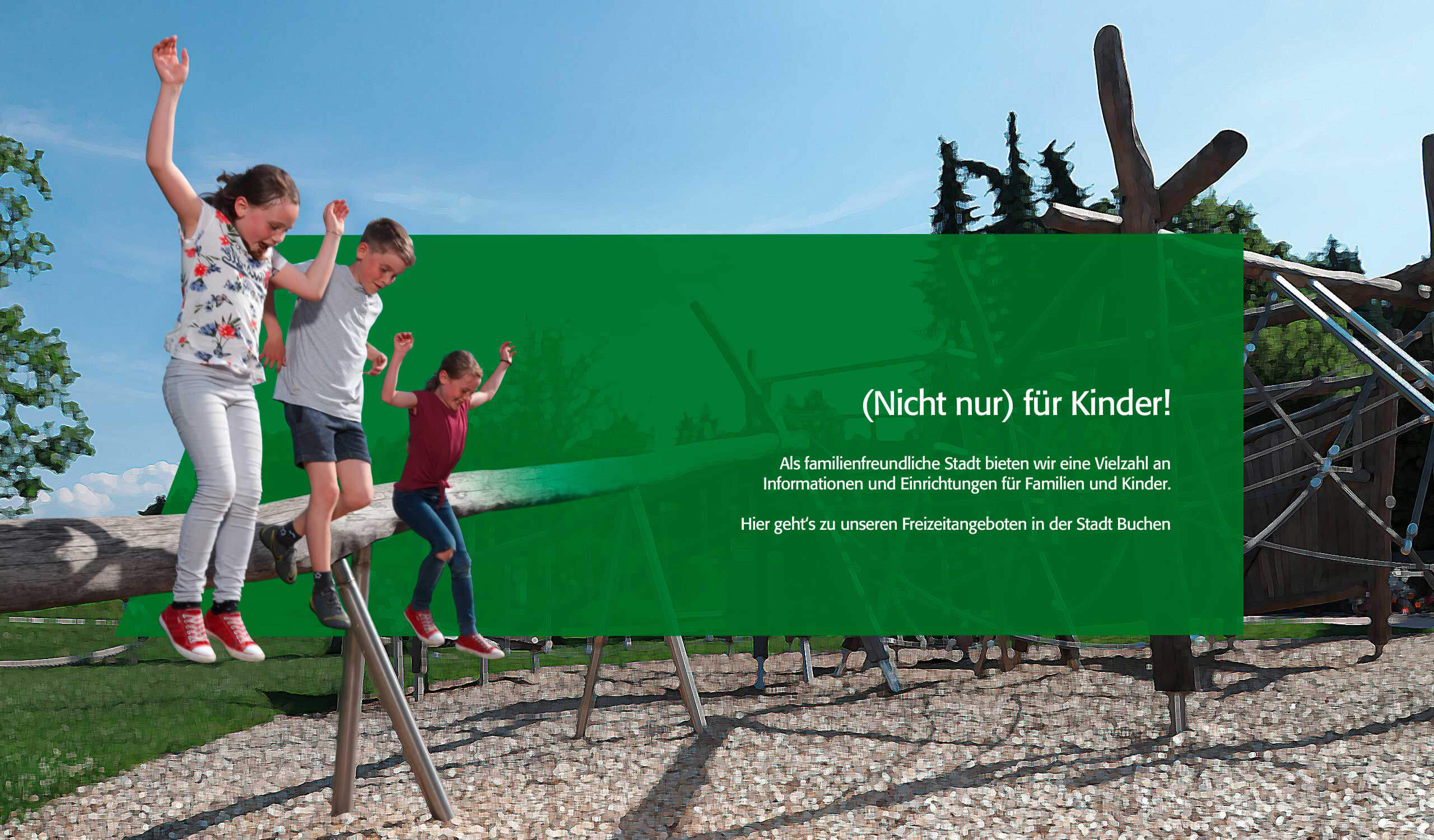 Familienfreundlichkeit wird in Buchen groß geschrieben.