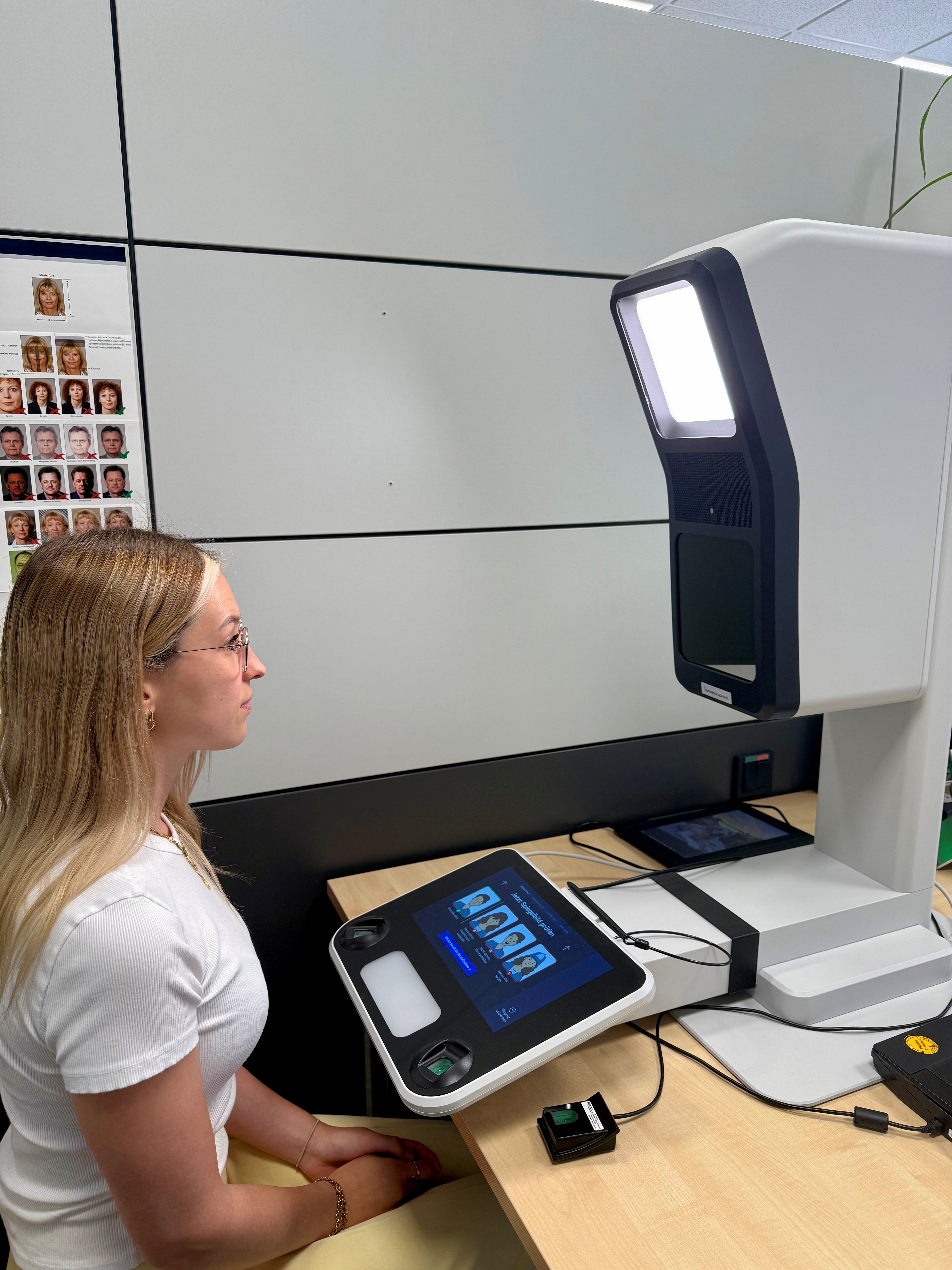 Mit diesen Geräten können ab sofort im Bürgerbüro im Buchener Rathaus digitale biometrische Passfotos für die Beantragung von Personalausweis oder Reisepass erzeugt werden