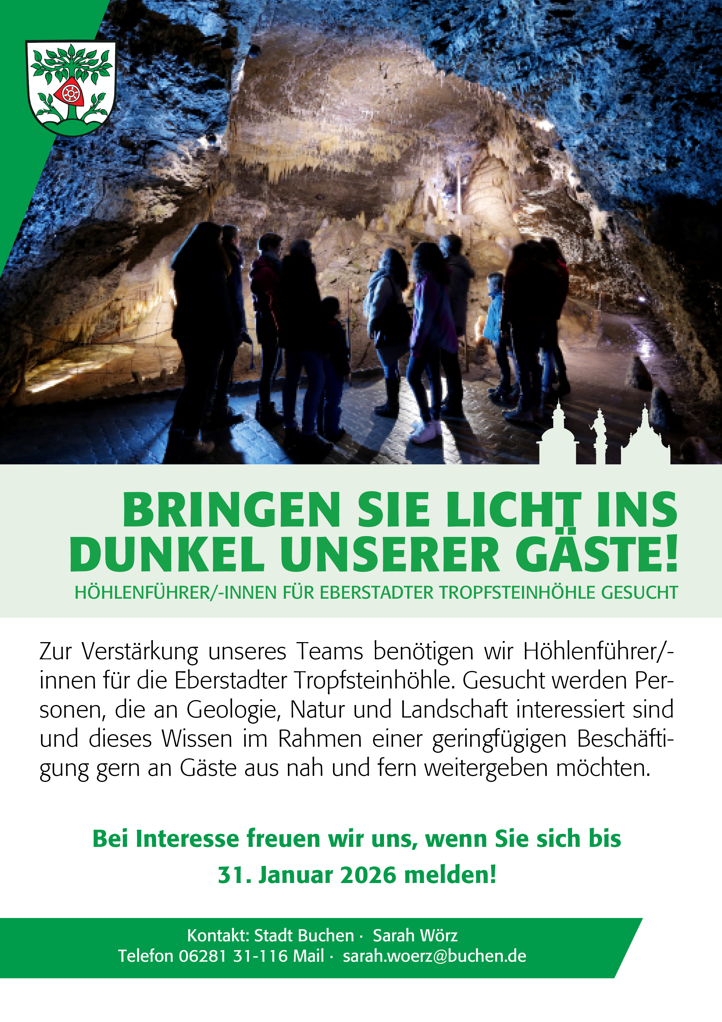 Aufruf H&ouml;hlenf&uuml;hrer/-innen gesucht