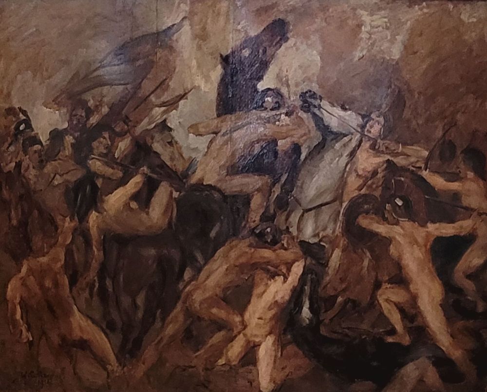 Coste - Kampf der Lapithen und Zentauren (Foto: Stadtarchiv Buchen)