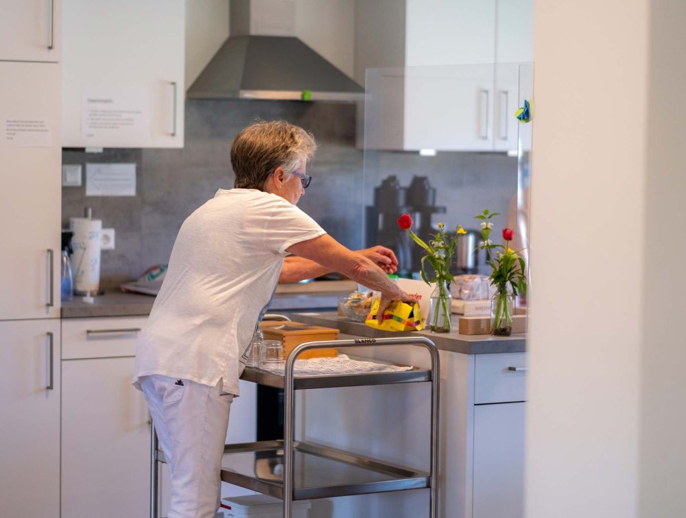 Vorbereitungen in der Küche