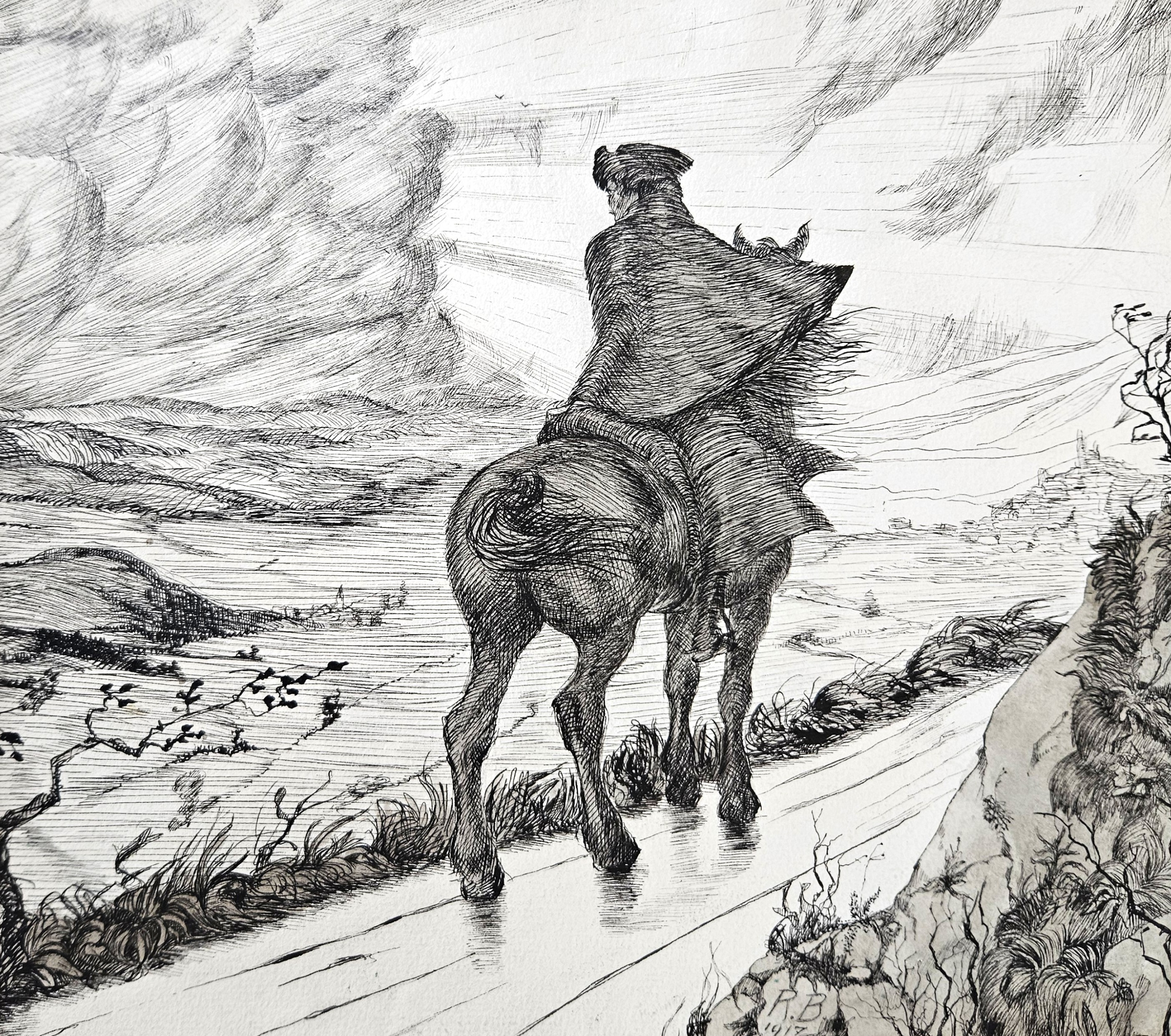 Burckhardt - Reiter im Sturm (Foto: Stadtarchiv Buchen)