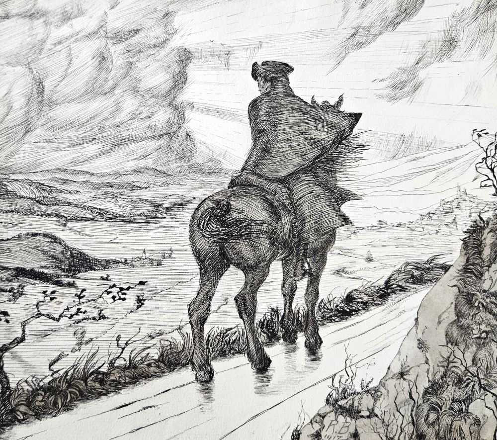 Burckhardt - Reiter im Sturm (Foto: Stadtarchiv Buchen)