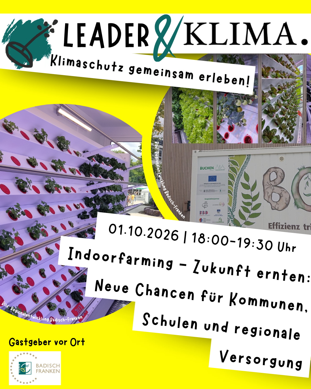 Werbeplakat Indoorfarming