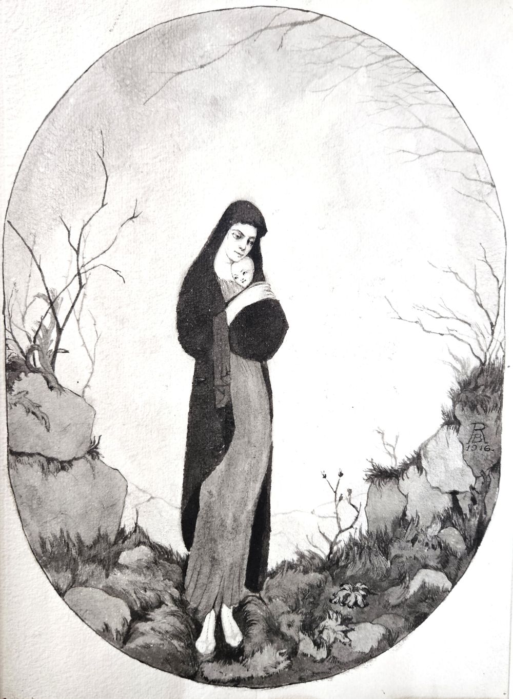 Burckhardt - Madonna mit Kind (Foto: Stadtarchiv Buchen)