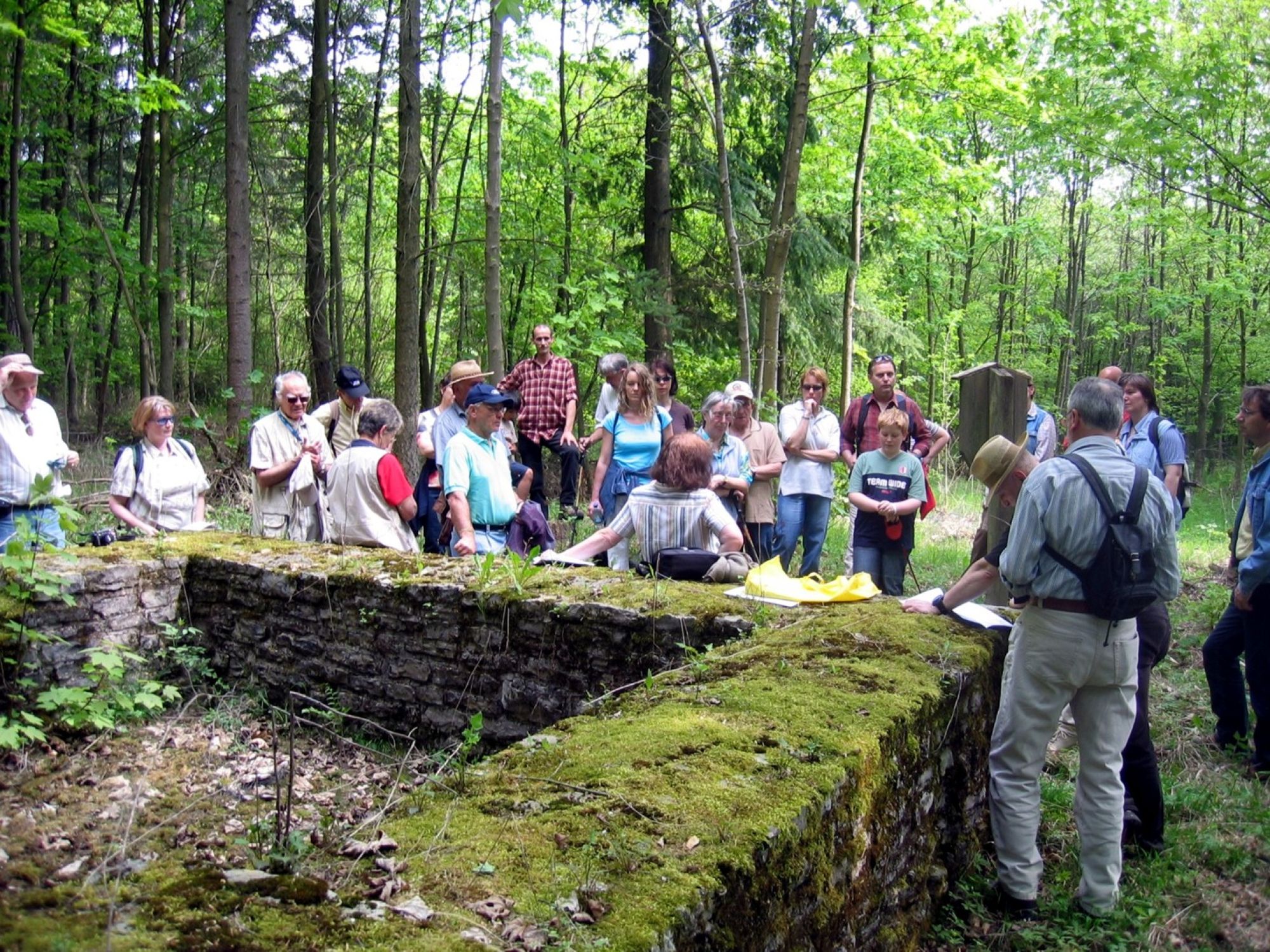 Gruppenwanderung am Limes Hettingen