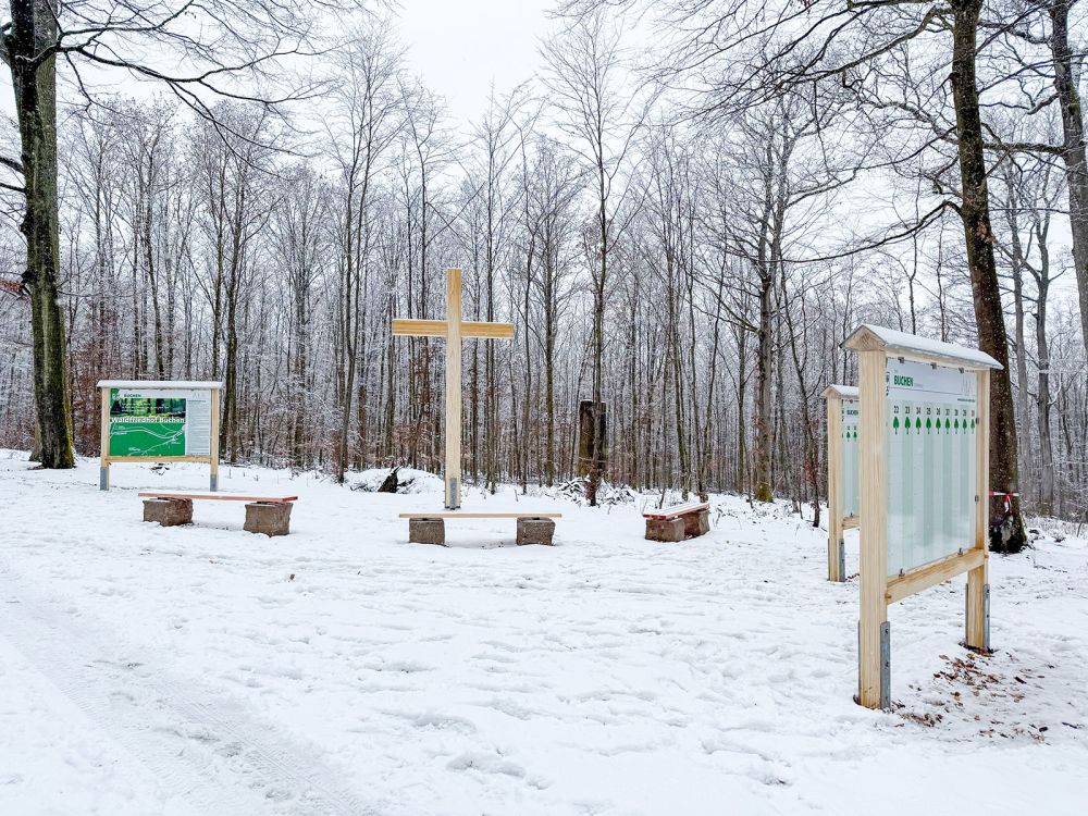 Gedenkplatz auf dem Waldfriedhof in Buchen