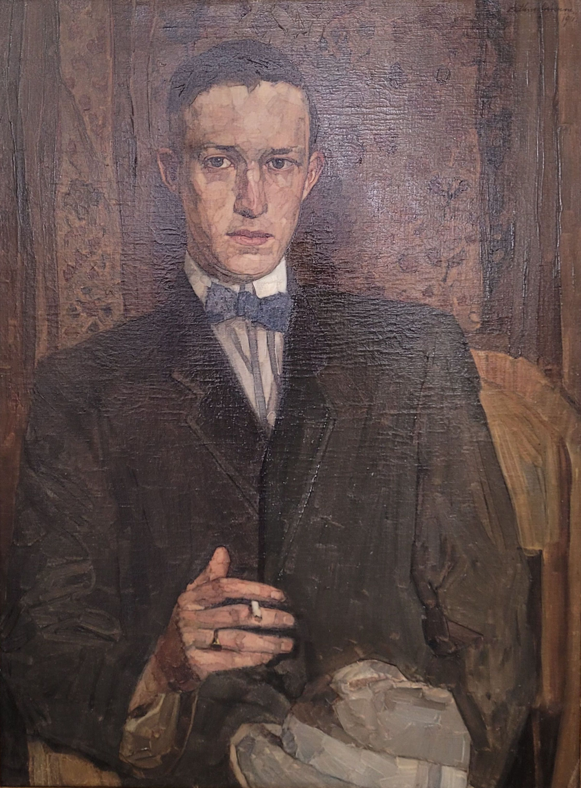 1911 malte Arthur Grimm seinen amerikanischen Freund Harold Bruntsch. (Repro: Stadtarchiv Buchen) 1911 malte Arthur Grimm seinen amerikanischen Freund Harold Bruntsch. (Repro: Stadtarchiv Buchen)