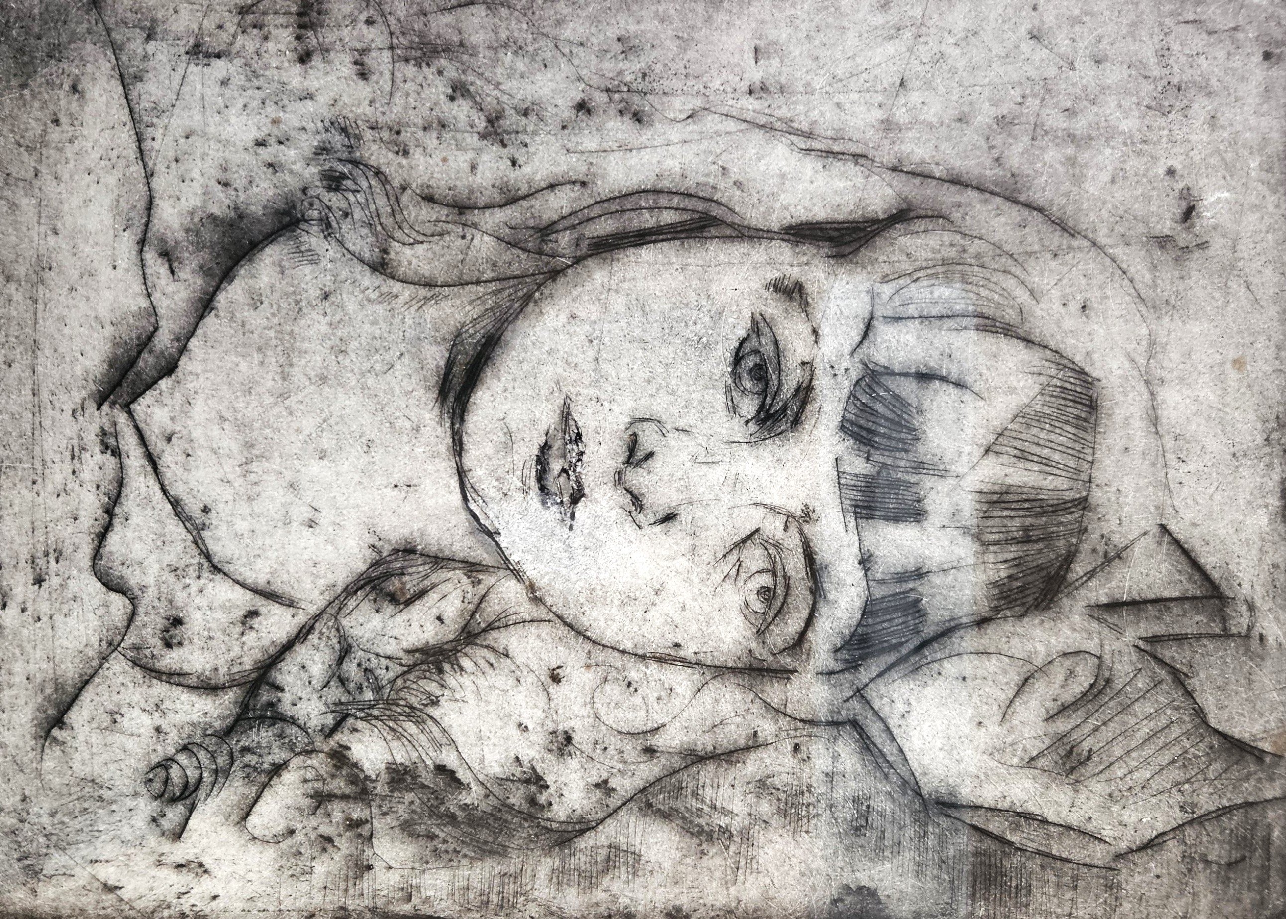 Grimm - M&auml;dchenkopf (Foto: Stadtarchiv Buchen)