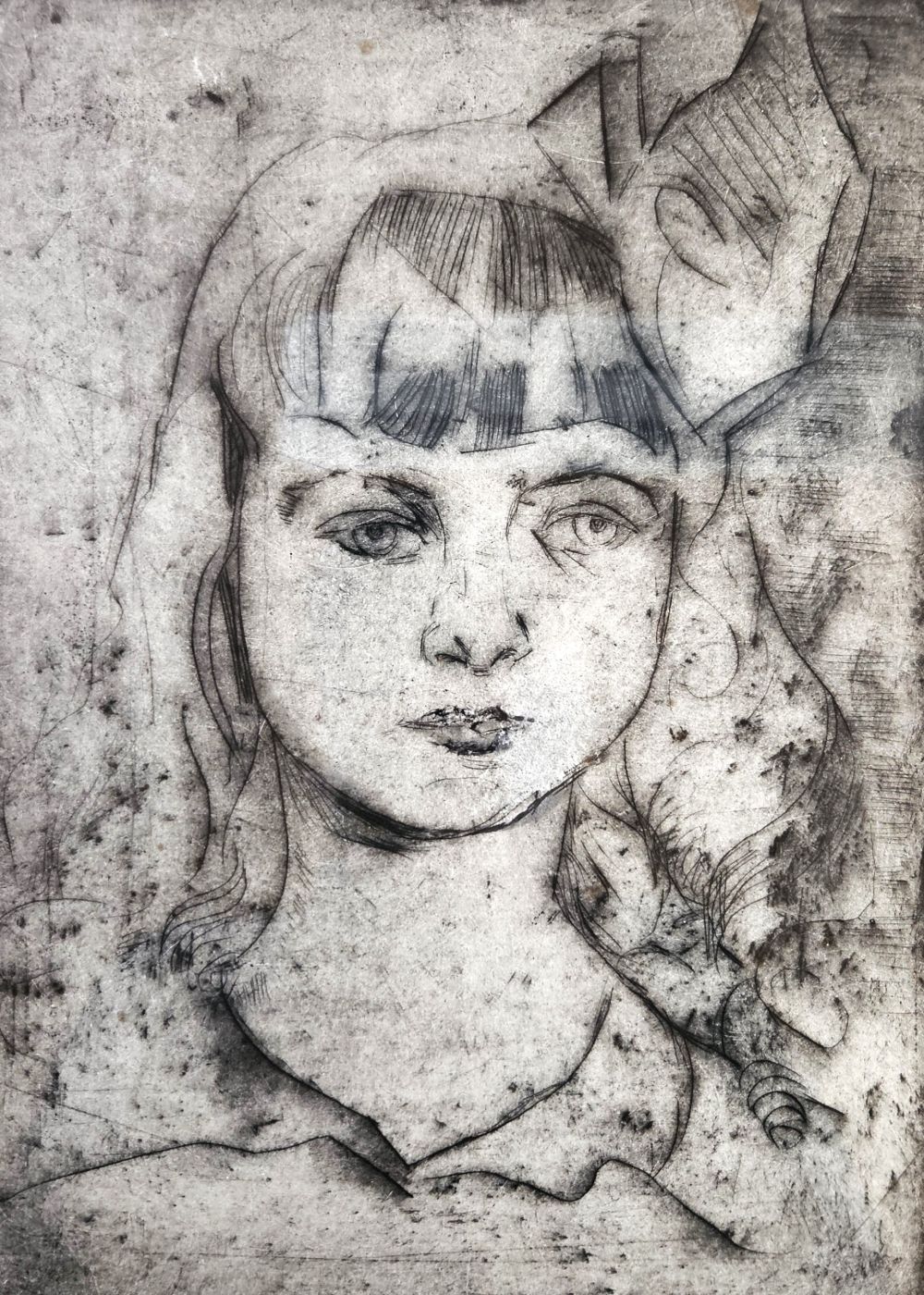 Grimm - Mädchenkopf (Foto: Stadtarchiv Buchen)