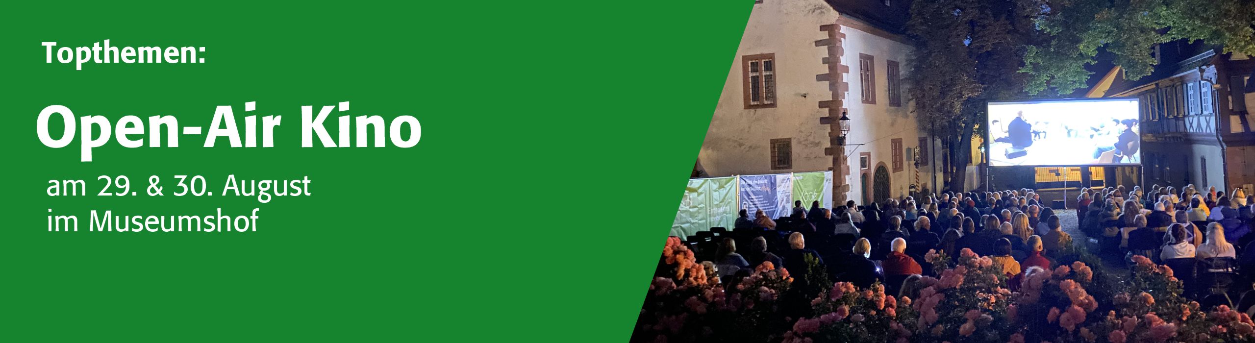 Buchener Open Air Kino am 29. und 30. August 2026
