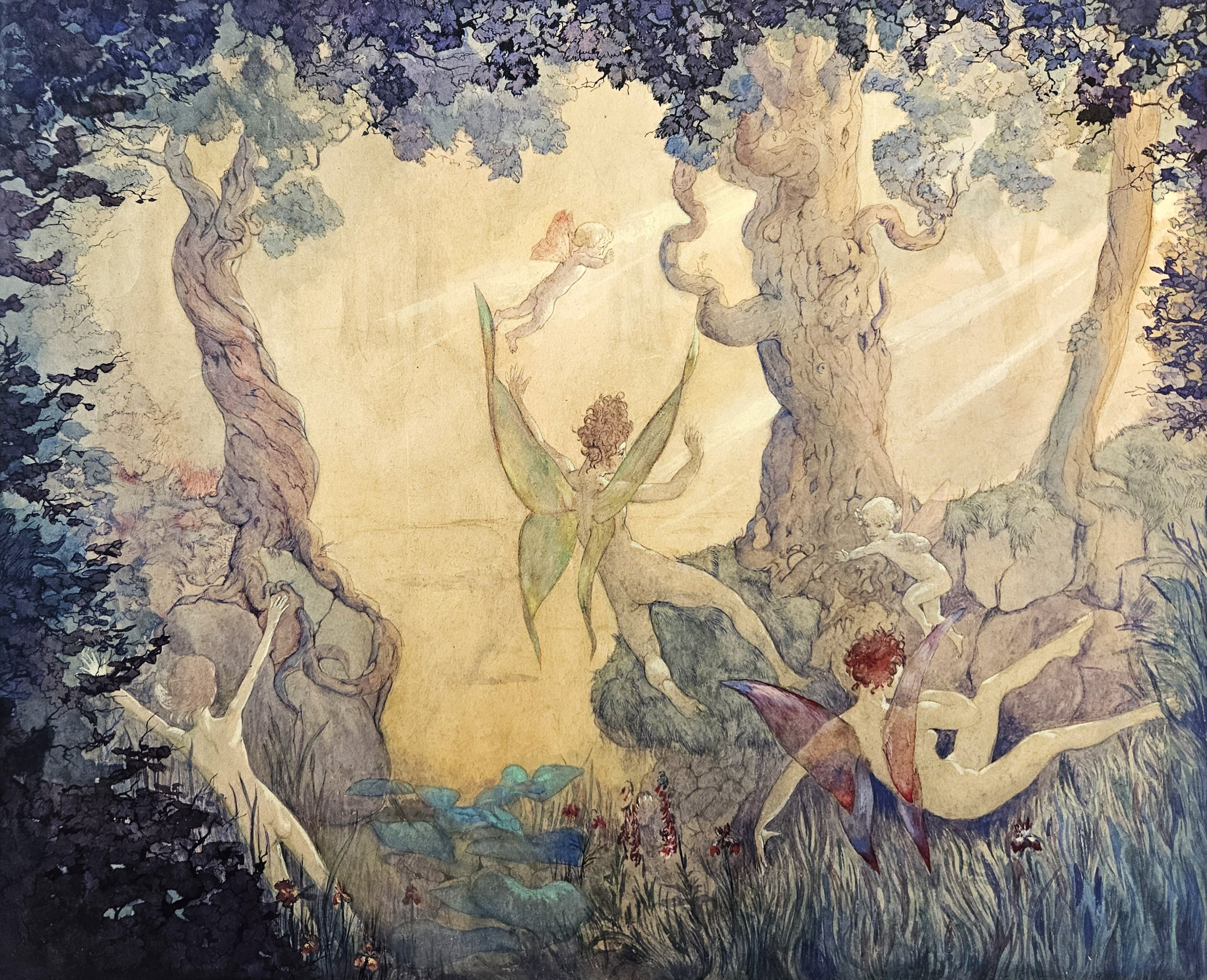 Burckhardt - Mystische Szene II (Foto: Stadtarchiv Buchen)