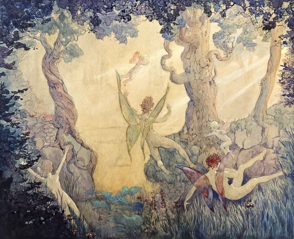 Burckhardt - Mystische Szene II (Foto: Stadtarchiv Buchen)