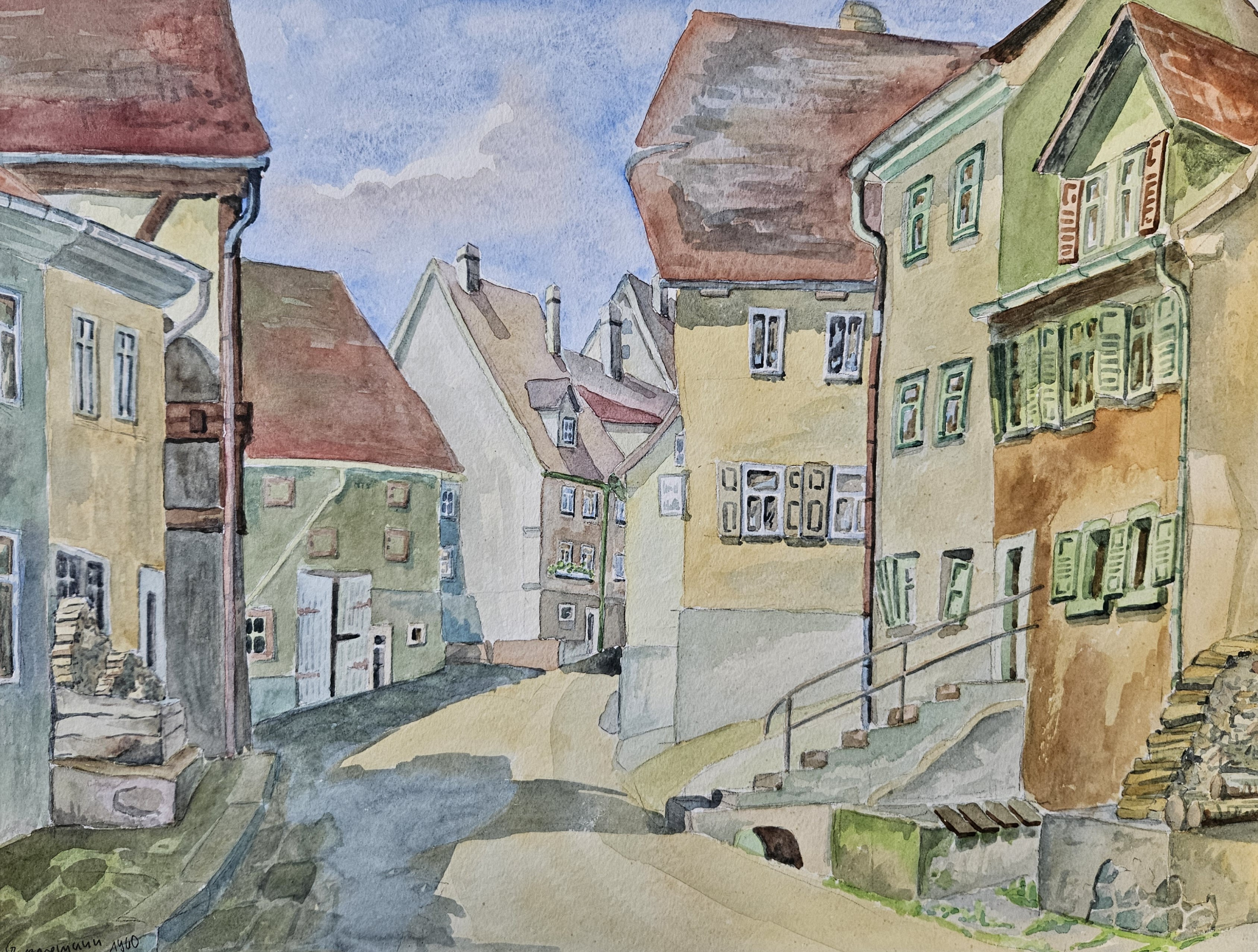 Zwernemann - Linsengasse (Foto: Stadtarchiv Buchen) Zwernemann - Linsengasse (Foto: Stadtarchiv Buchen)