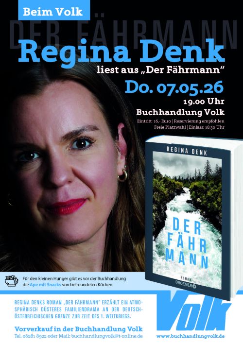 Lesung mit Regina Denk - „Der Fährmann“