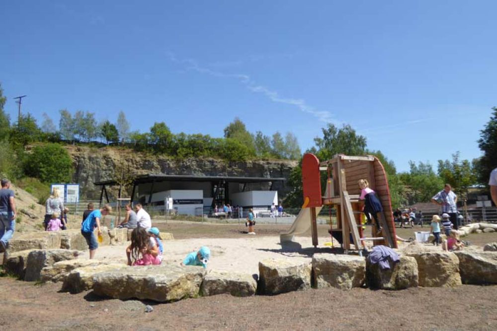 Spielplatz vor dem Besucherzentrum