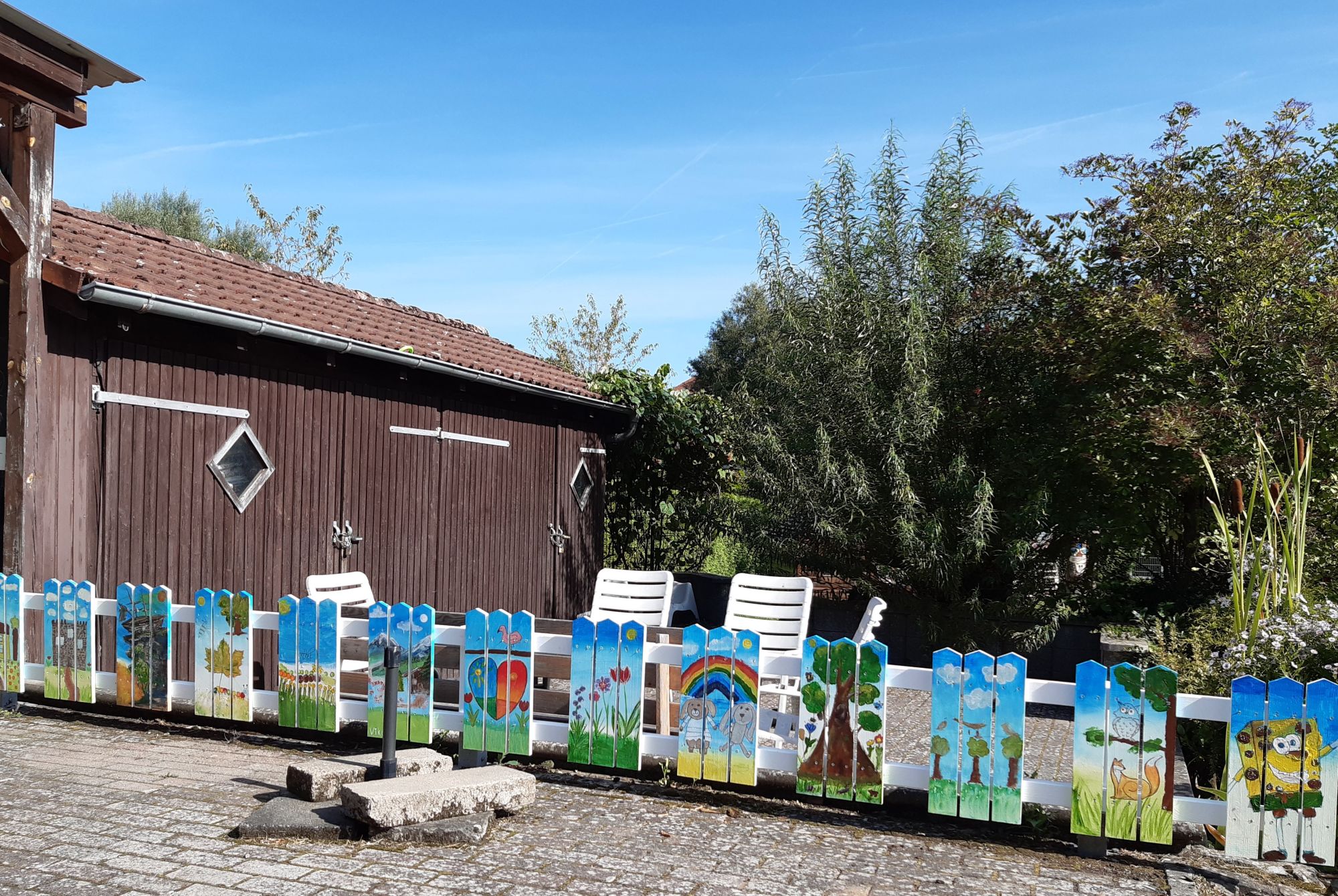Kunstprojekt Zaungestaltung
