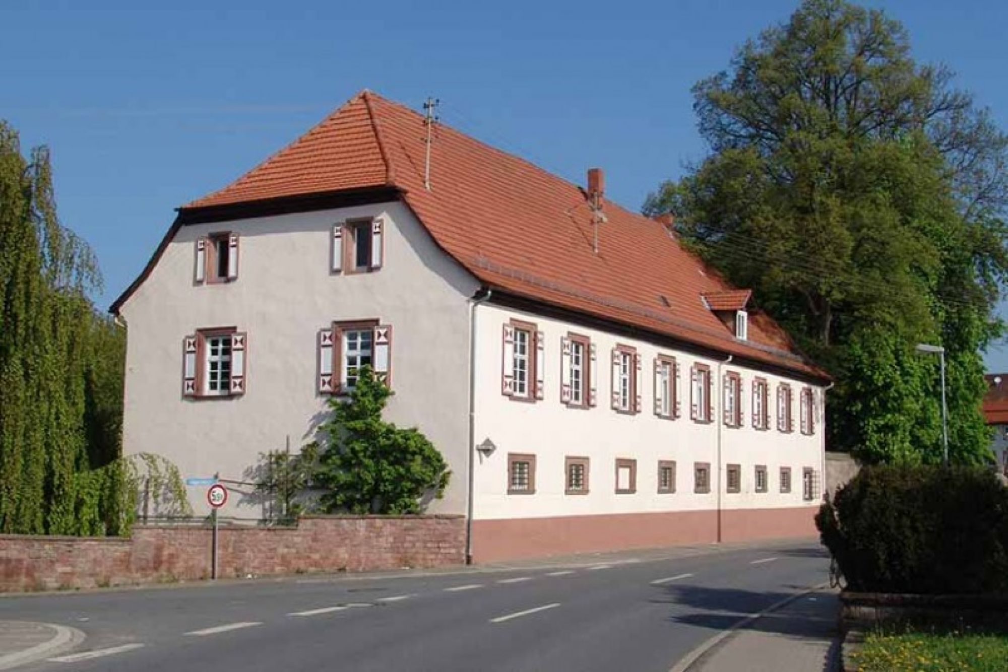 Das Schloss Hainstadt im Buchener Stadtteil Schloss Hainstadt