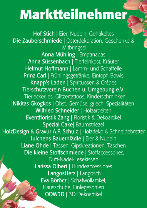 Buchener Frühlingsmarkt