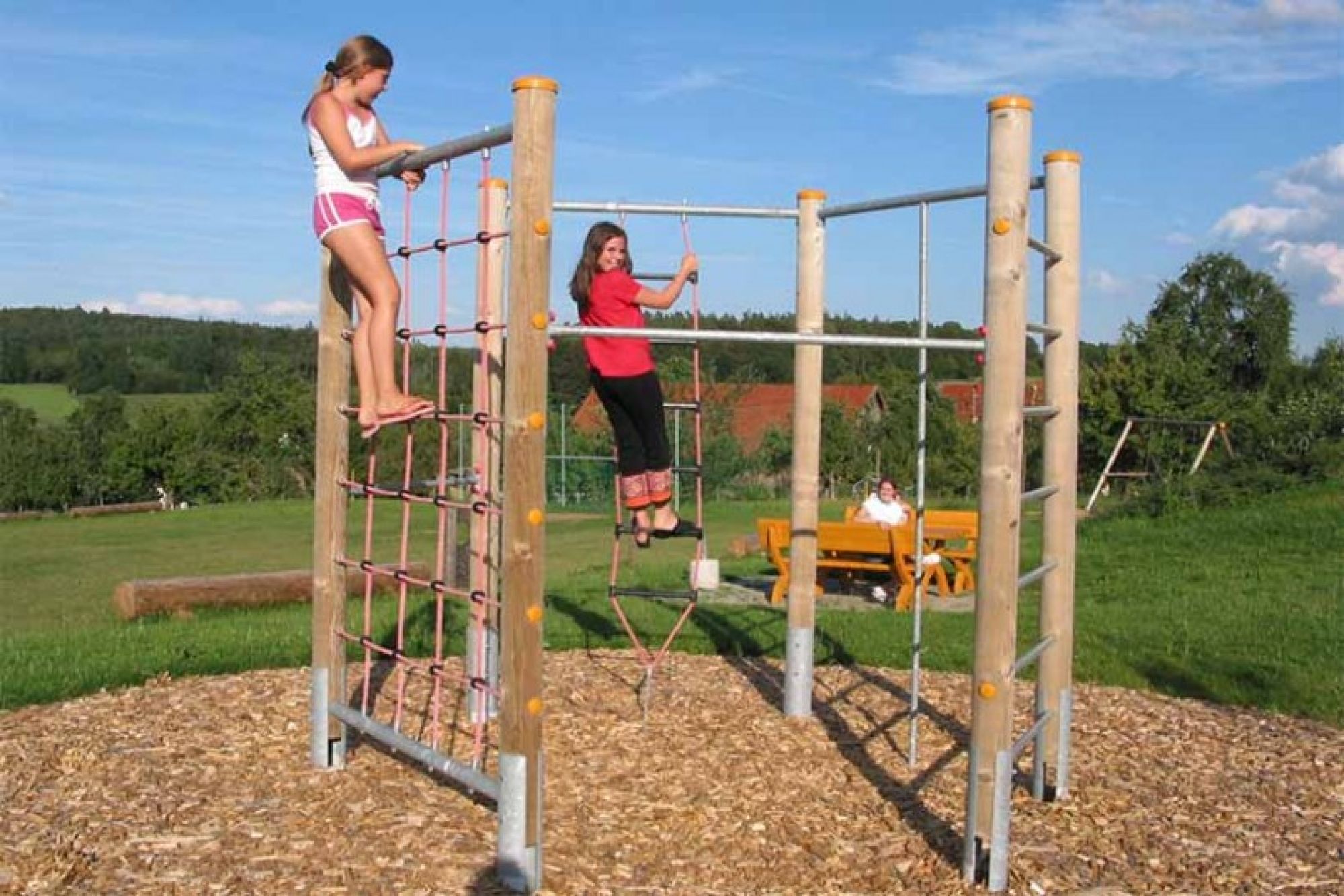 Spaß auf dem Kinderspielplatz in Unterneudorf Kinderspielplatz Unterneudorf