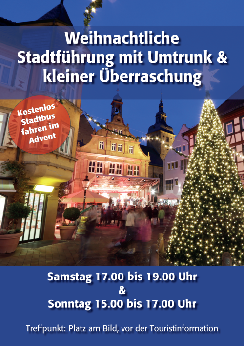 Buchener Weihnachtsmarkt - Weihnachtliche Stadtführung