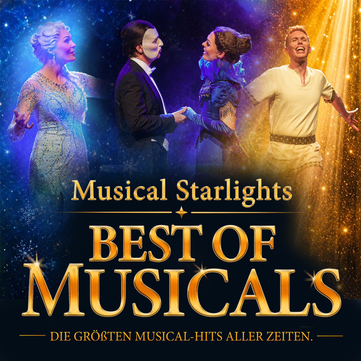 Werbeplakat Musical Starlights- Best of Musicals
