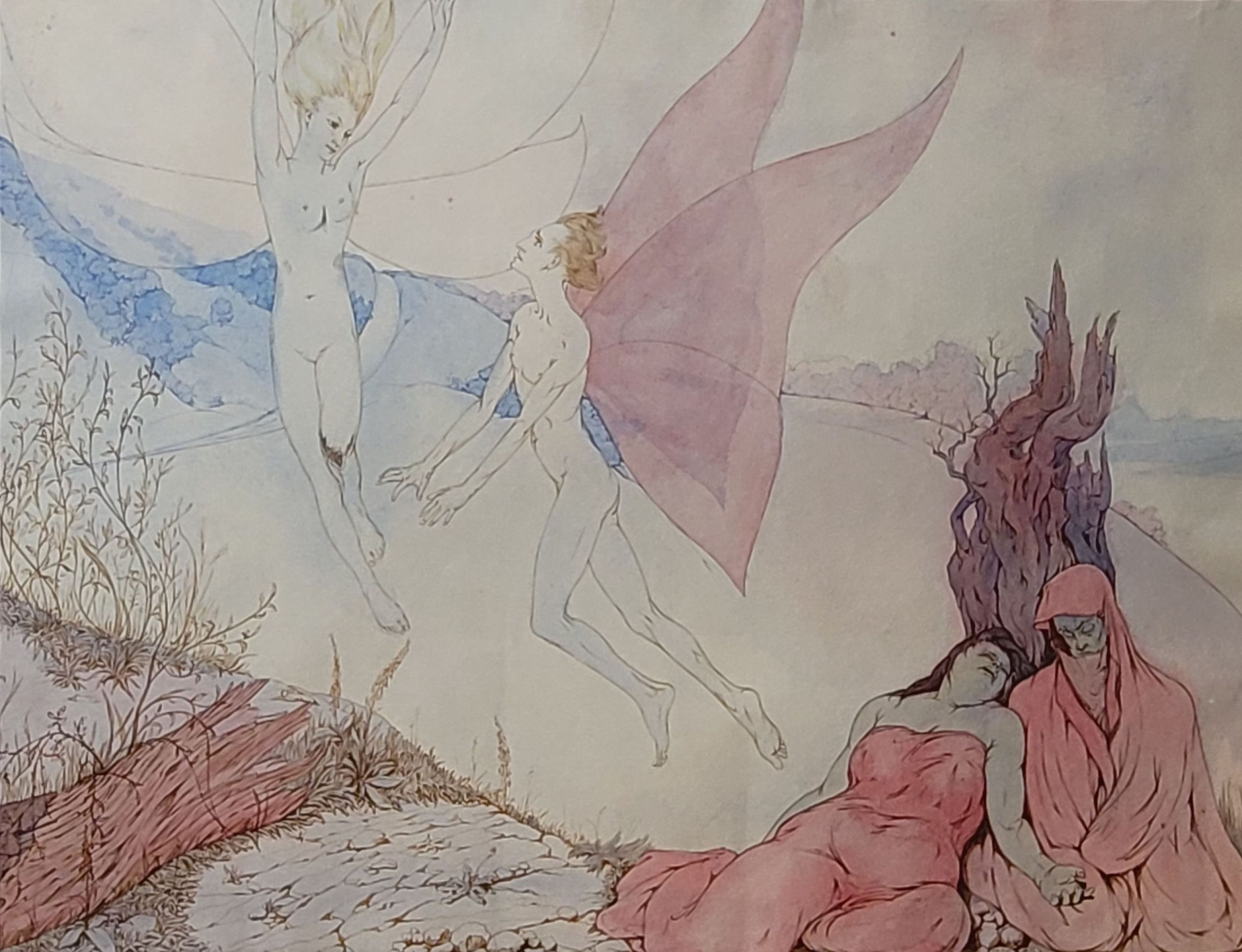 Mystische Szene I von Rudolph Burghardt. (Repro: Stadtarchiv Buchen)