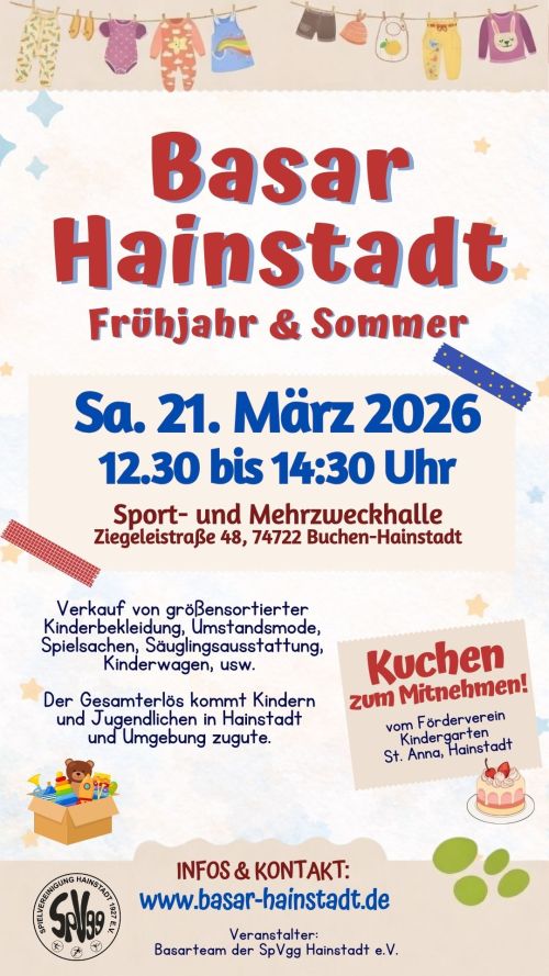 Basar Hainstadt Frühjahr und Sommer