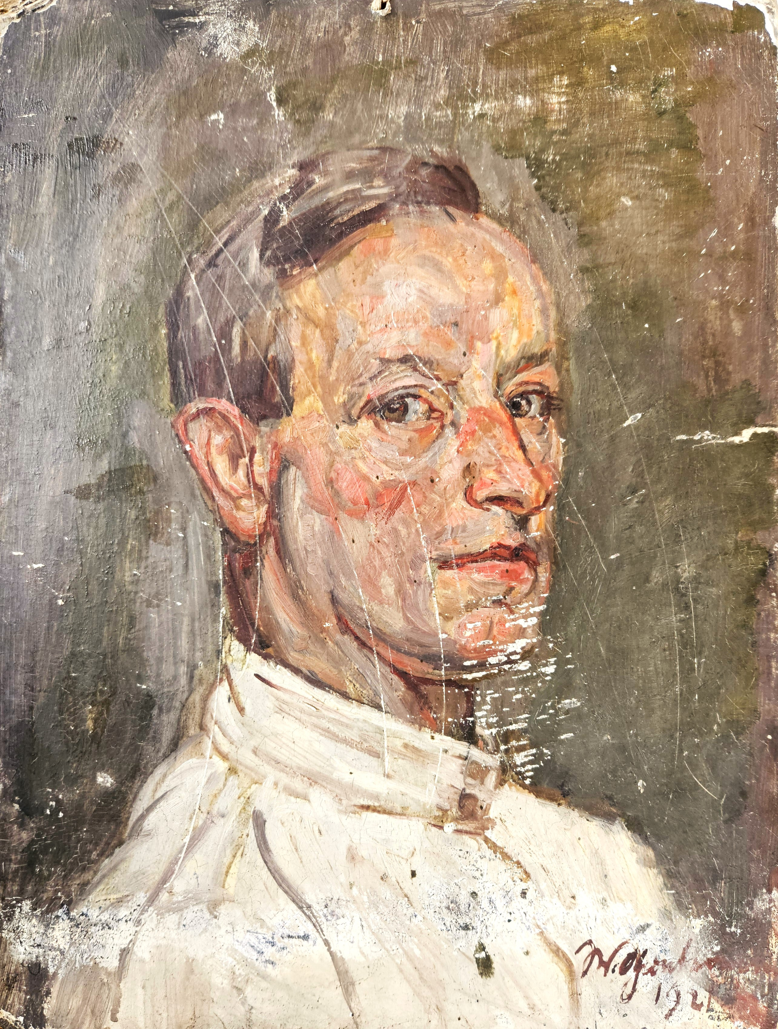 Guntermann - Selbstporträt (Repro: Stadtarchiv Buchen) Guntermann - Selbstporträt (Repro: Stadtarchiv Buchen)