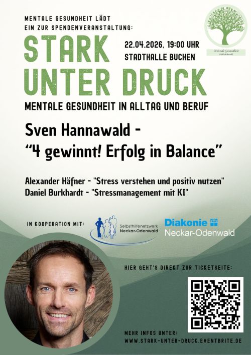 Stark unter Druck - Mentale Gesundheit in Alltag und Beruf mit Sven Hannawald