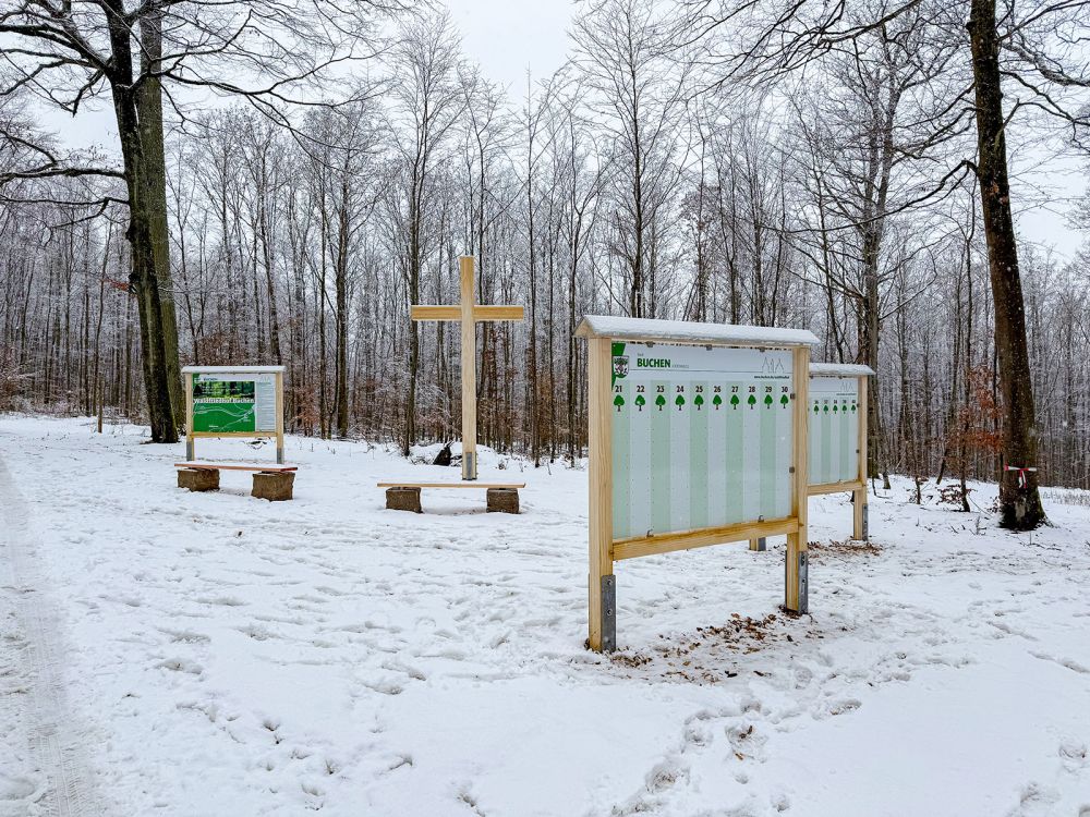 Gedenkplatz auf dem Waldfriedhof in Buchen