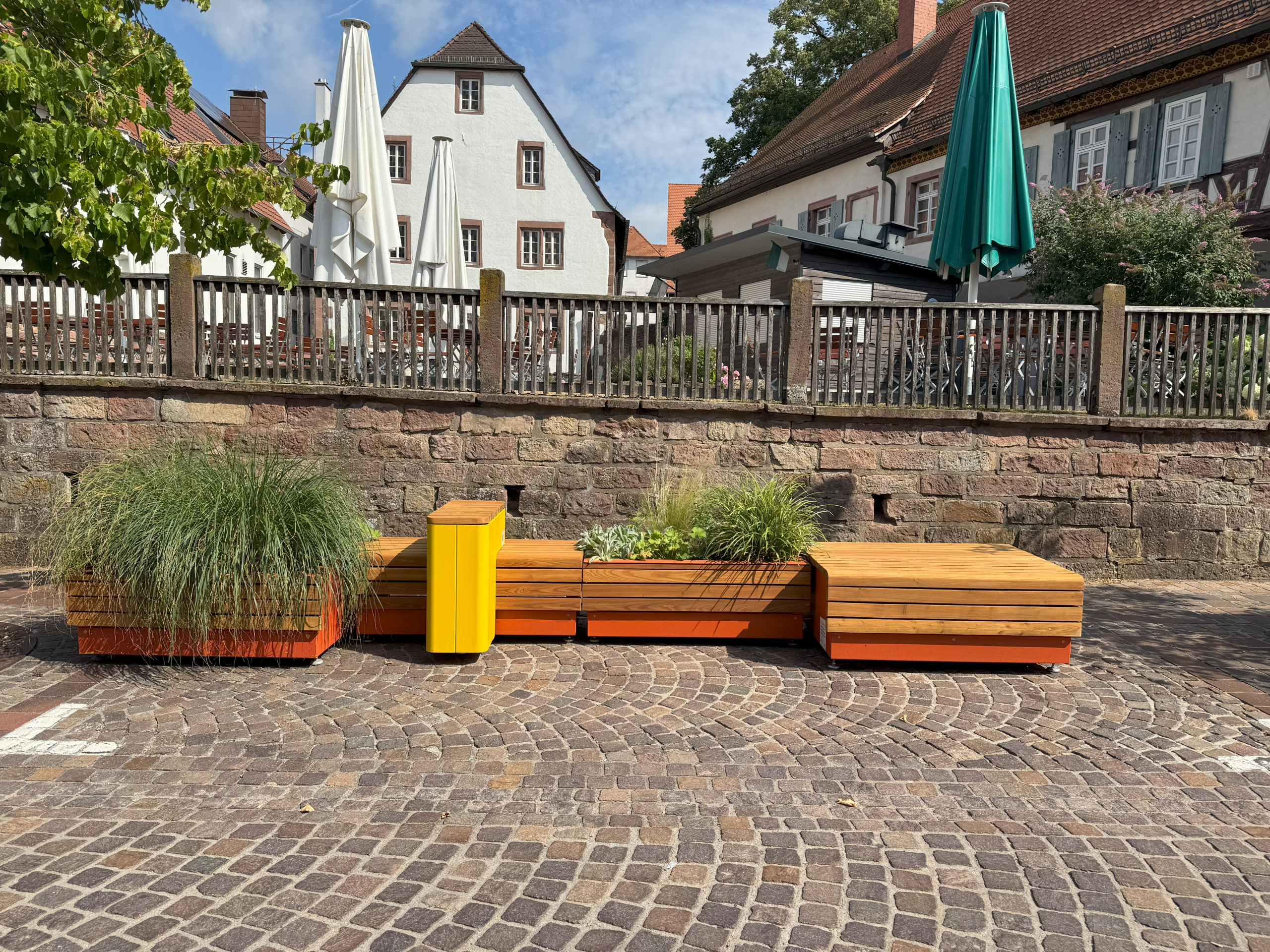 temporäre Stadtmöbel Kellereistraße