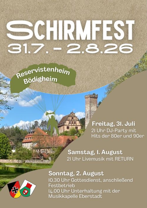 Schirmfest Reservistenkameradschaft Bödigheim