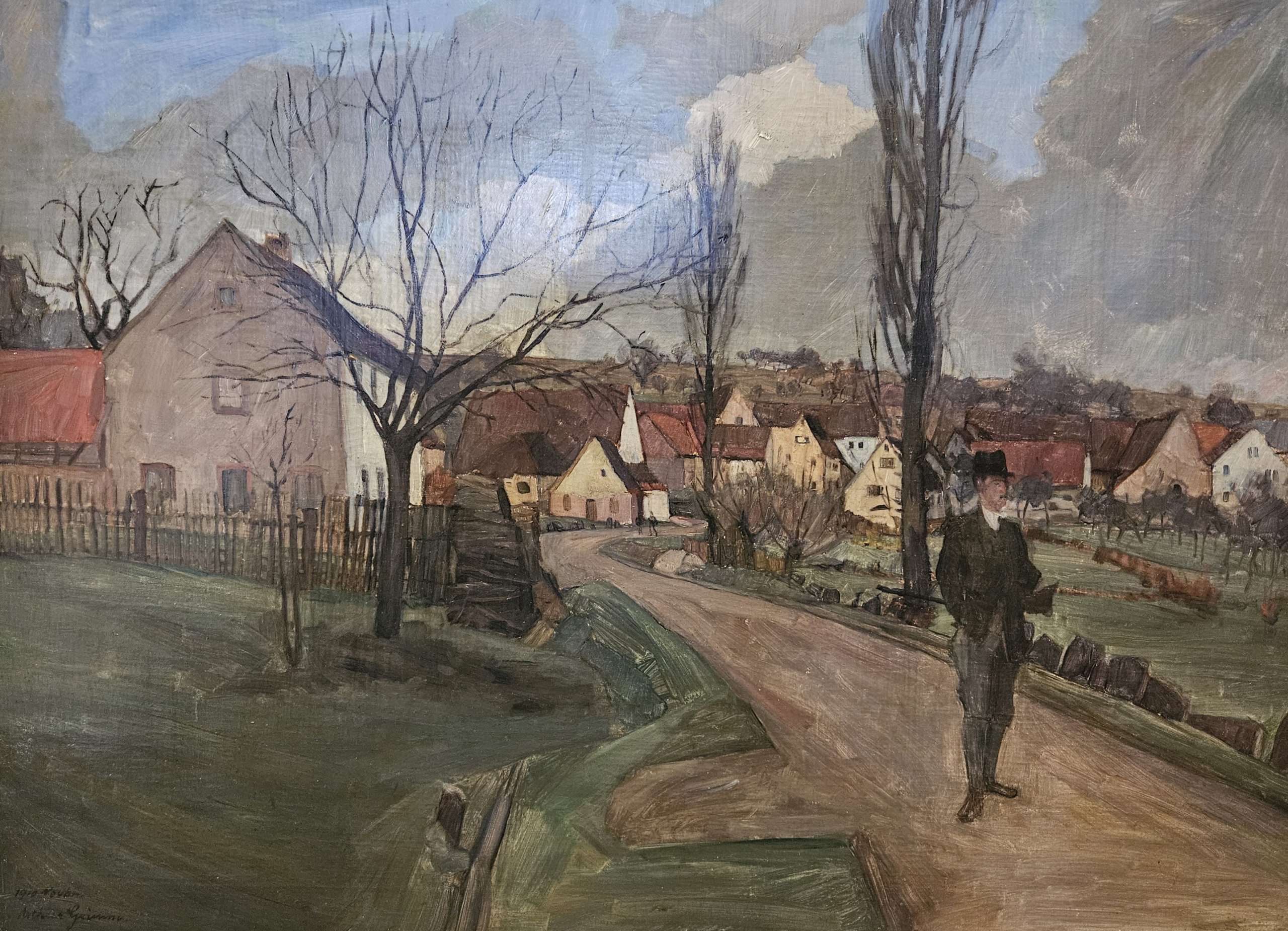 Grimm - Dorfstra&szlig;e in Hollerbach (Foto: Stadtarchiv Buchen)